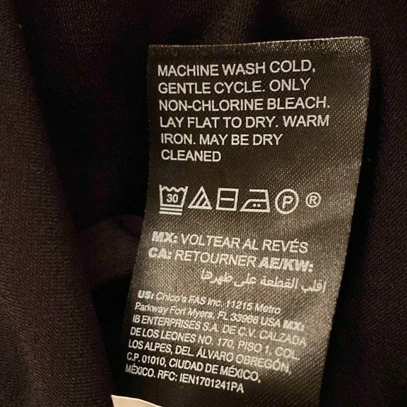 White House Black Market Black Lace Long Sleeve V Back Fitted Shift Dress Size M - Picture 13 of 13